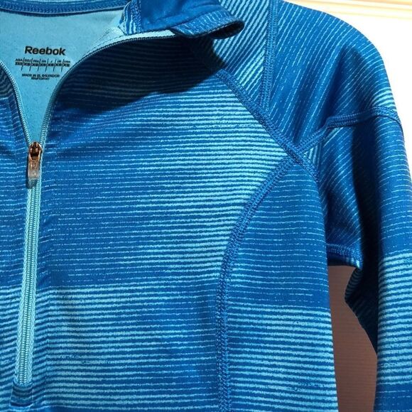 REEBOK long sleeve half zip active jacket pullover - Picture 4 of 8